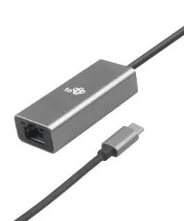 TB USB C - RJ45 адаптер сив 10/100/1000 Mb/s