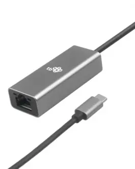 TB USB C - RJ45 адаптер сив 10/100/1000 Mb/s