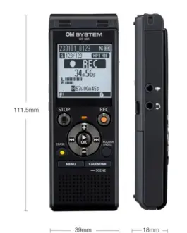 Alternative view of Olympus Dictaphone WS-883 (8GB)