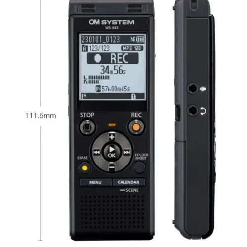Alternative view of Olympus Dictaphone WS-883 (8GB)