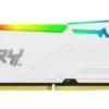 Kingston памет DDR5 Fury Beast бял RGB 64GB(4*16GB)/5200 CL40