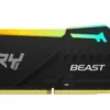 Kingston памет DDR5 Fury Beast черен RGB 64GB(4*16GB)/6000 CL40