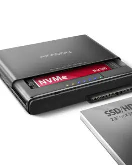 Alternative view of AXAGON ADSA-CC USB-C 10 Gbps NVMe M.2 2.5/3.5 SSD&HDD Clone Master 2