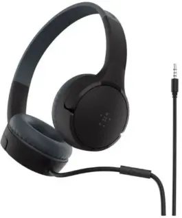Belkin SOUNDFORM Mini On-Ear Wiчервен слушалки черен For Kids