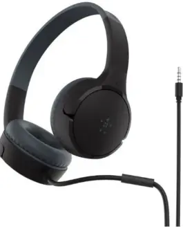 Belkin SOUNDFORM Mini On-Ear Wiчервен слушалки черен For Kids