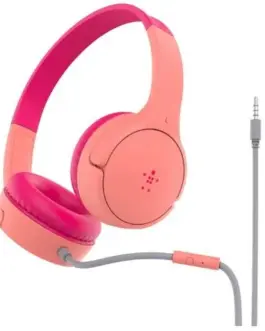 Belkin SOUNDFORM Mini On-Ear Wiчервен слушалки розов For Kids