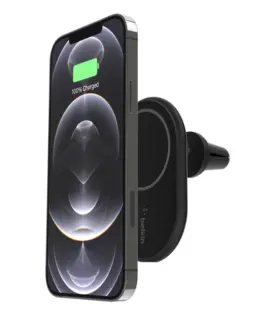 Alternative view of Belkin 10W magnetic car-vent m ount + зарядно