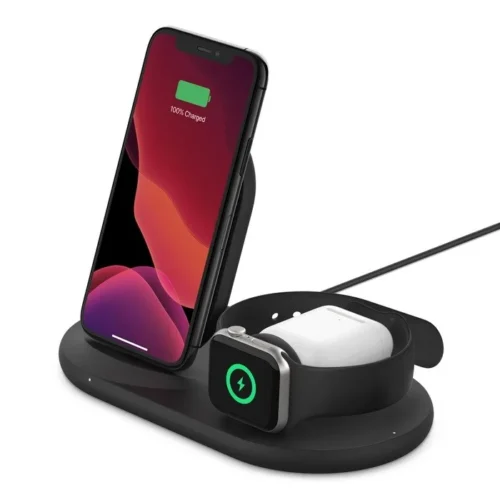 Belkin Wireless Charging 3in1 Pad черен