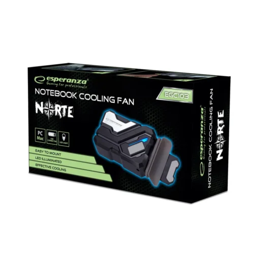 Alternative view of Esperanza Norte USB LED Cooling FAN