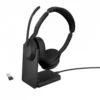 Jabra слушалки Evolve2 55 Link380a UC Stereo Stand