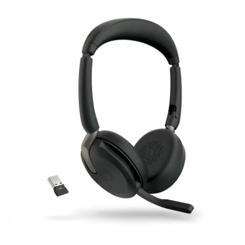 Alternative view of Jabra слушалки Evolve2 65 Flex Link380a UC Stereo Wireless зарядно