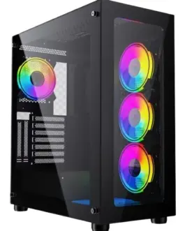Gembird кутия за компютър Midi Tower Fornax X450MAX ATX черен