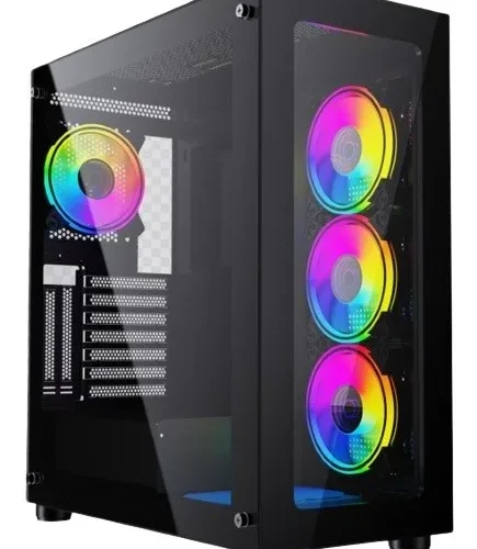 Gembird кутия за компютър Midi Tower Fornax X450MAX ATX черен