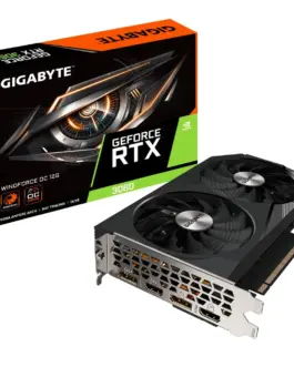 Gigabyte видео карта GeForce RTX 3060 Windforce OC 2.0 12GB GDDR6 192bit