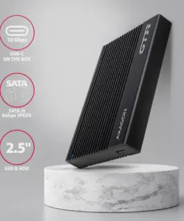 Alternative view of AXAGON EE25-GTR ext box USB3.2 Gen2 2.5 SSD/HDD