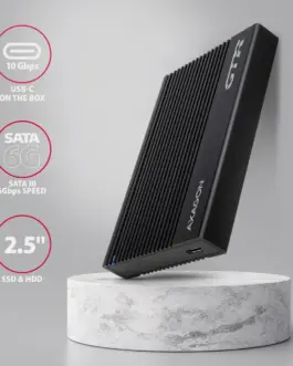 Alternative view of AXAGON EE25-GTR ext box USB3.2 Gen2 2.5 SSD/HDD