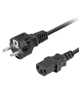 Lanberg Power кабел Лаптоп CEE 7/7 -> C320 C13 1.8m straight черен