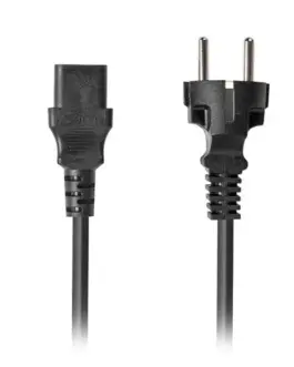 Alternative view of Lanberg Power кабел Лаптоп CEE 7/7 -> C320 C13 1.8m straight, черен