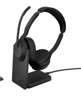Jabra слушалки Evolve2 55 Link380a MS Stereo Stand