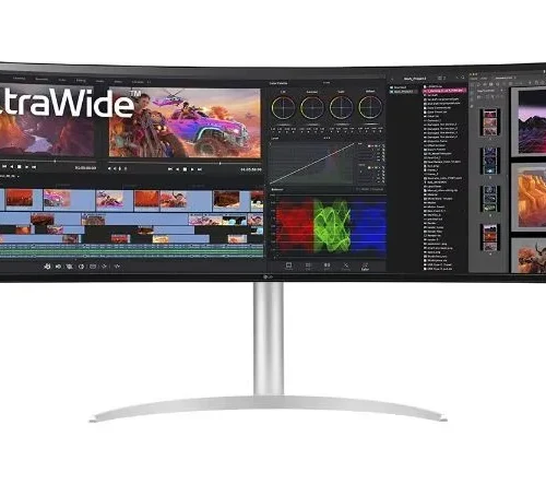 LG Electronics Monitor 49WQ95C-W 49 inch Ultra Wide Dual QHD