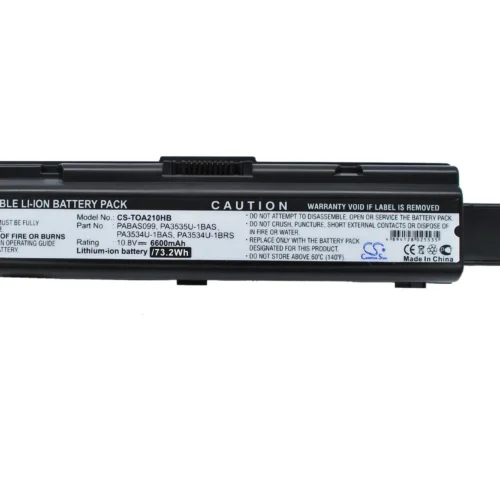 Батерия за лаптоп Toshiba Satellite A200 A300 A500 L200 L300 L500 PA3535U 10.8V 6600 mAh CAMERON
