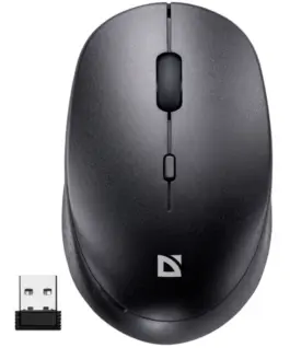 Defender Wireless мишка silent click AURIS MB-027 800/1200/1600 DPI черен