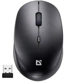 Defender Wireless мишка silent click AURIS MB-027 800/1200/1600 DPI черен