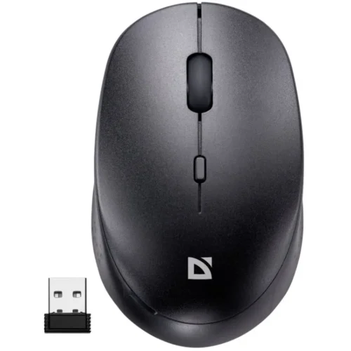 Defender Wireless mouse silent click AURIS MB-027 800/1200/1600 DPI черен