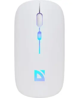 Defender Wireless мишка silent click TOUCH MM-997 battery 800/1200/1600 DPI бял