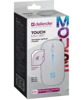 Defender Wireless мишка silent click TOUCH MM-997 battery 800/1200/1600 DPI