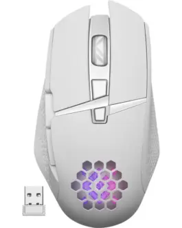 Defender Wireless gaming мишка Glory GM-514 RGB 7P 1200/2400/3200 DPI бял