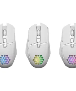 Alternative view of Defender Wireless gaming мишка Glory GM-514 RGB 7P 1200/2400/3200 DPI бял