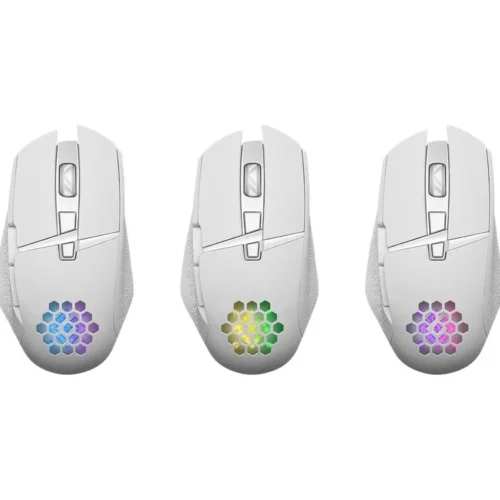 Alternative view of Defender Wireless gaming мишка Glory GM-514 RGB 7P 1200/2400/3200 DPI бял