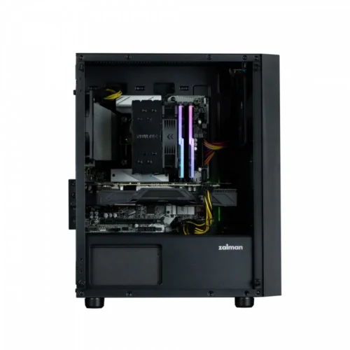 Alternative view of Zalman T3 Plus Mini Tower Case 80mm fan ODD