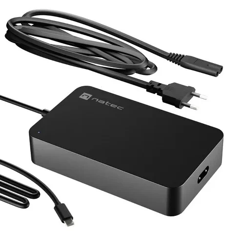 Alternative view of Natec Лаптоп зарядно Grayling USB-C 90W