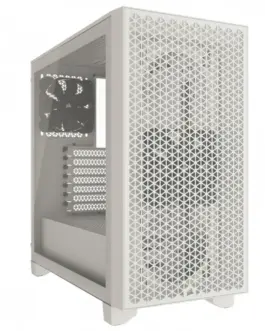 Corsair PC CORSAIR 3000D Airflow TG Mid-Tower бял