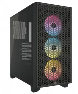 Corsair Case 3000D Airflow RGB TG Mid-Tower черен