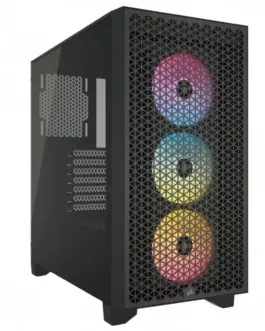 Corsair Case 3000D Airflow RGB TG Mid-Tower черен