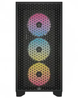 Alternative view of Corsair Case 3000D Airflow RGB TG Mid-Tower черен