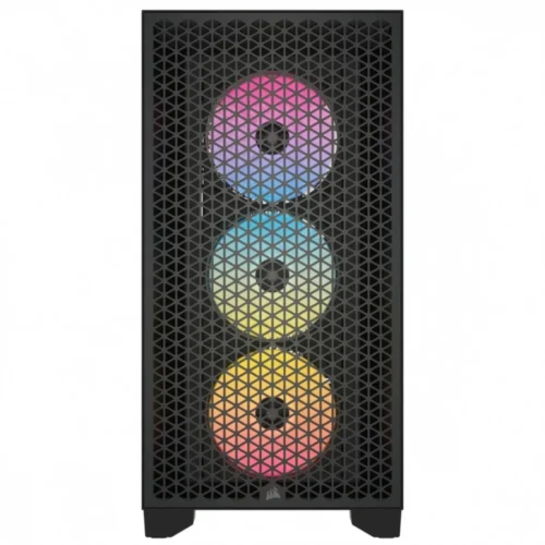 Alternative view of Corsair Case 3000D Airflow RGB TG Mid-Tower черен