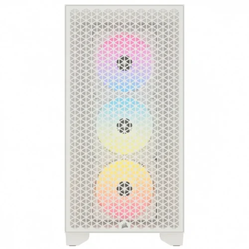 Alternative view of Corsair Case 3000D Airflow RGB TG Mid-Tower бял
