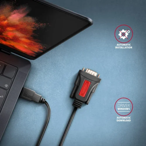 AXAGON ADS-1PSN адаптер Prolific USB2.0 > RS-232 seri