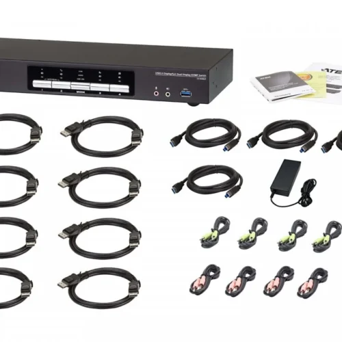 Alternative view of ATEN 4-Port USB 3.0 4K DP Dual Display KVMP Switch