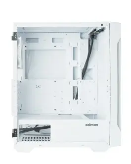 Alternative view of Zalman кутия за компютър I3 Neo TG бял Mid Tower RGB fan x4, бял