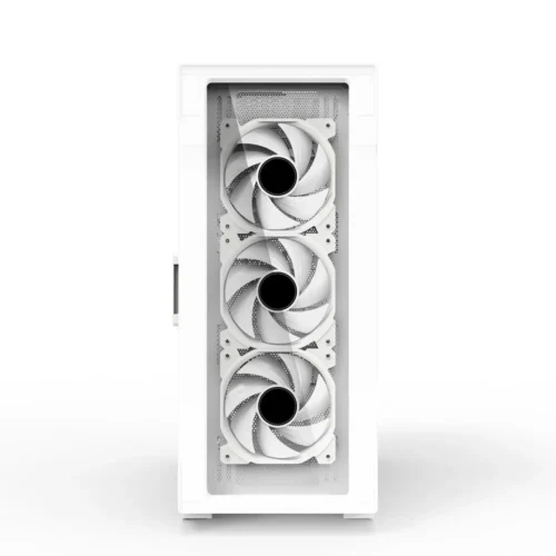 Zalman кутия за компютър I3 Neo TG бял Mid Tower RGB fan x4