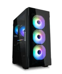 Zalman кутия за компютър I3 Neo TG Mid Tower RGB fan x4 черен