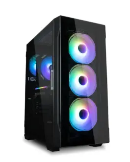 Zalman кутия за компютър I3 Neo TG Mid Tower RGB fan x4 черен