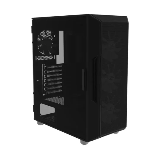 Alternative view of Zalman кутия за компютър I3 Neo ATX Mid Tower RGB fan x4, черен