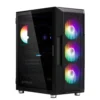 Zalman кутия за компютър I3 Neo ATX Mid Tower RGB fan x4 черен
