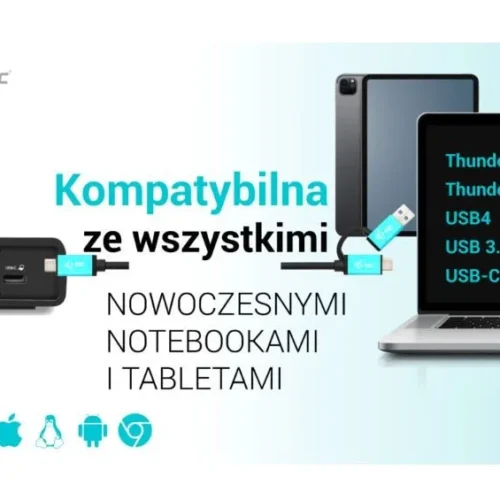 i-tec Docking Station USB 3.0 / USB-C / Thunderbolt 3 Dual Display Gen2 + Power Delivery